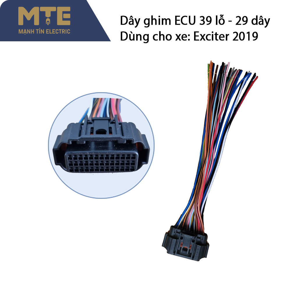 Dây ghim ECU dùng cho xe Exciter 150 2018 - 2019 (39 lỗ - 29 dây )