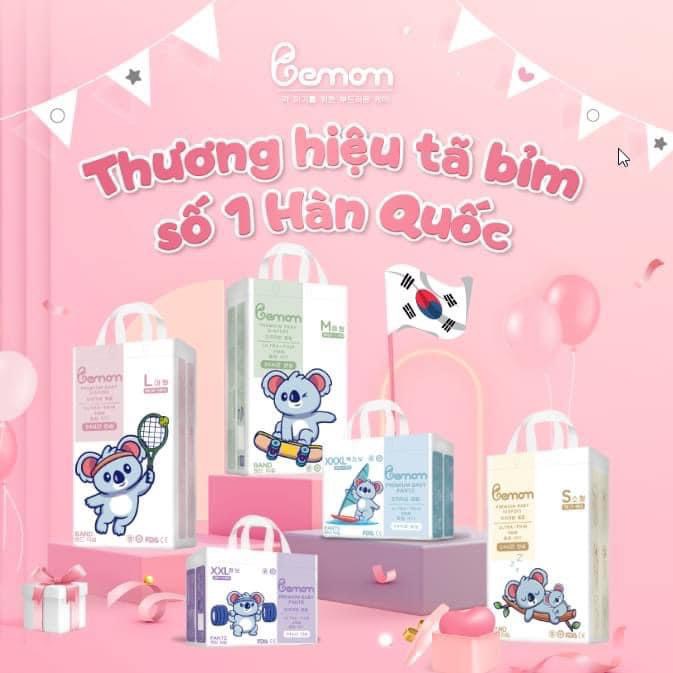 Bỉm dán/ quần bemom nội địa hàn cao cấp siêu mềm mỏng s56/m48/m44/l46/l42/xl40/xxl38/xxl36