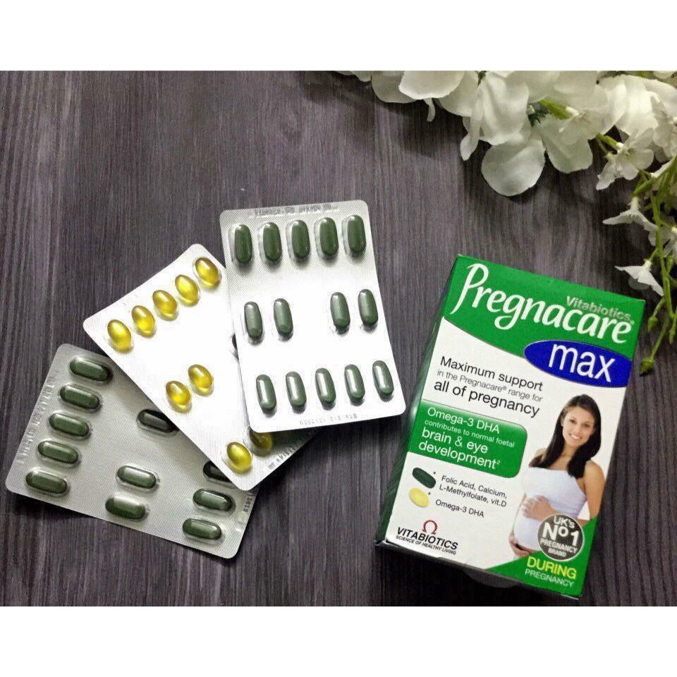 [HCM][ CHÍNH HÃNG UK] Vitamin Bà Bầu Pregnacare Max 84 Viên (mẫu Mới)