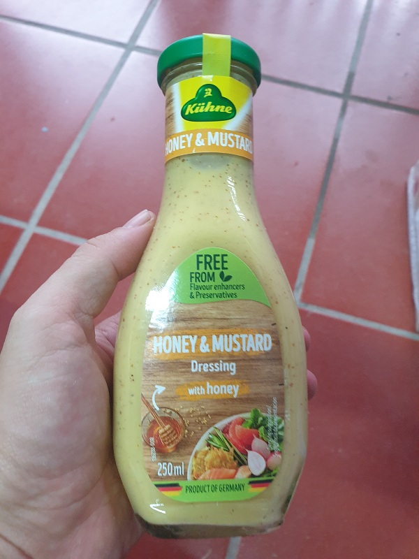 Kuehne mustard & Honey salad sauce imported from Germany