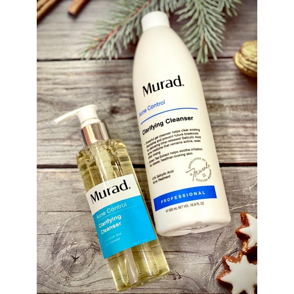 Sữa rửa mặt Murad Clarifying Cleanser kiểm soát dầu nhờn, hỗ trợ ngừa và giảm mụn