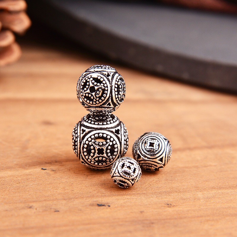 [S925] Charm Bi bạc may mắn 12mm