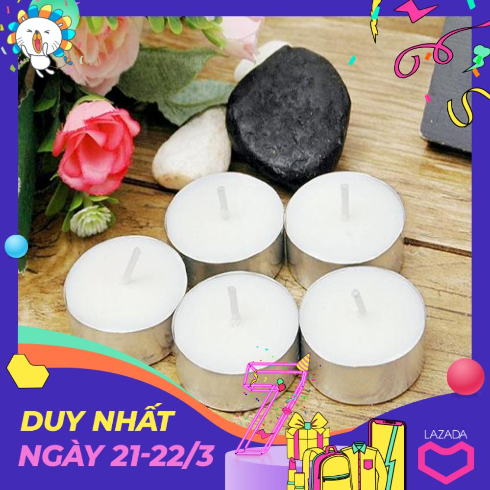 10 VIÊN  NẾN LOẠI 1 - TEALIGHT CHÁY ĐỦ 4 TIẾNG (10 viên)