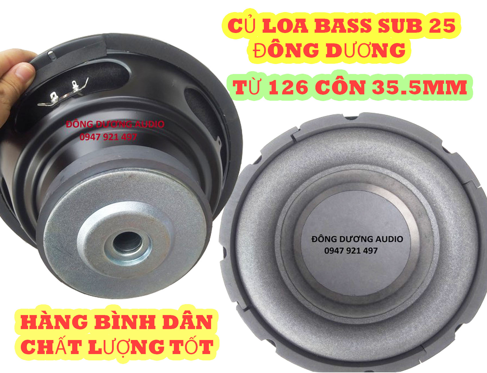 LOA SUB 25 ĐÔNG DƯƠNG AUDIO - GIÁ 1 LOA - LOA SUB GIÁ RẺ - CỦ LOA SUB ĐIỆN