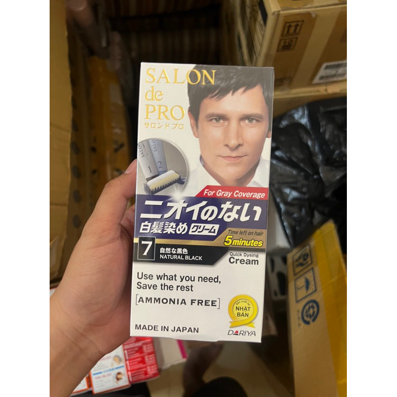 THUỐC NHUỘM TÓC NỮ PHỦ BẠC SALON DE PRO NHẬT BẢN
