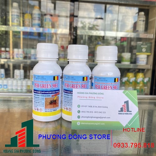 Thuốc diệt muỗi và côn trùng Per Green 50EC - Chai 100ml