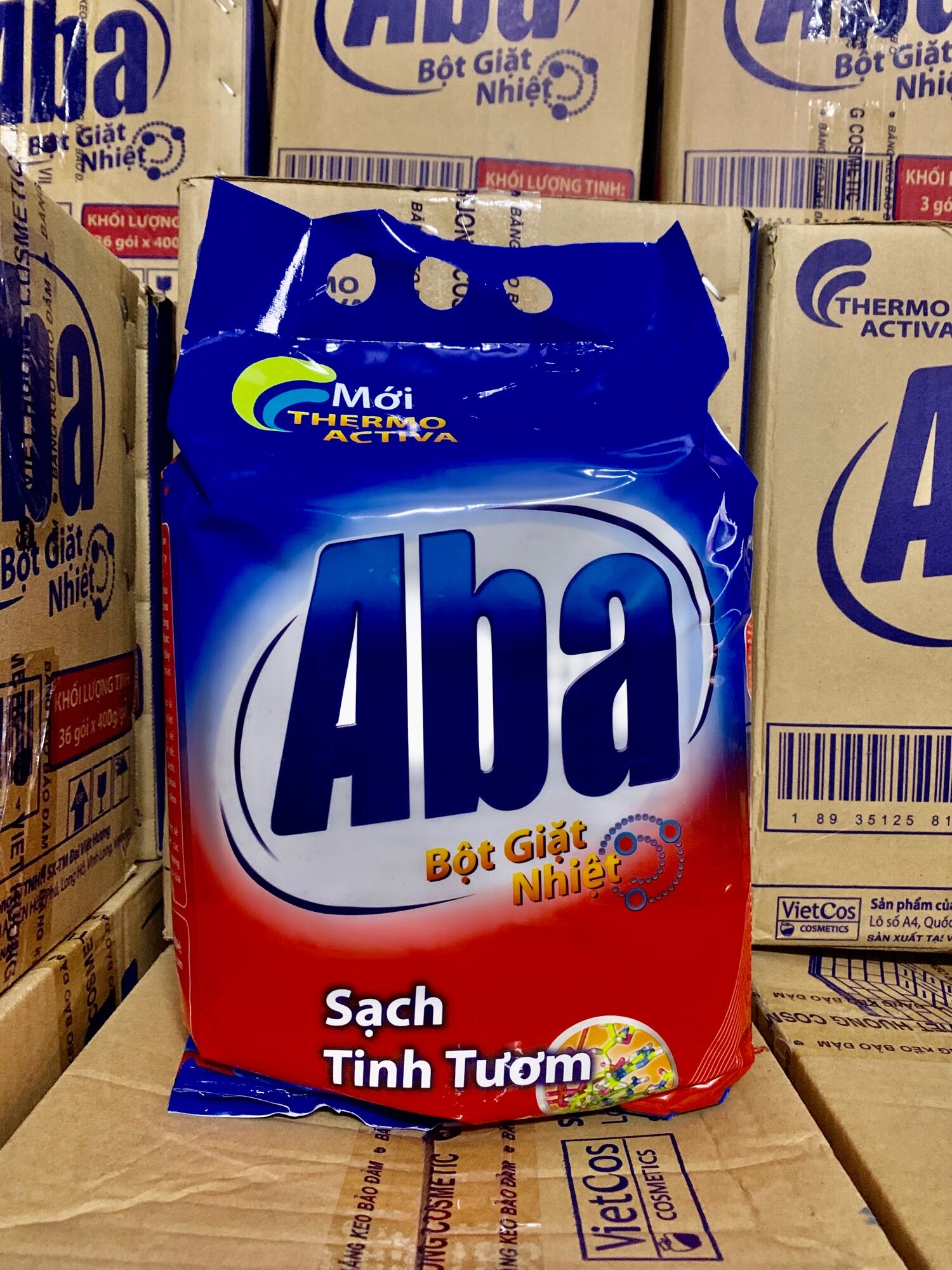 Bột giặt nhiệt Aba sạch tinh tươm 1.15kg