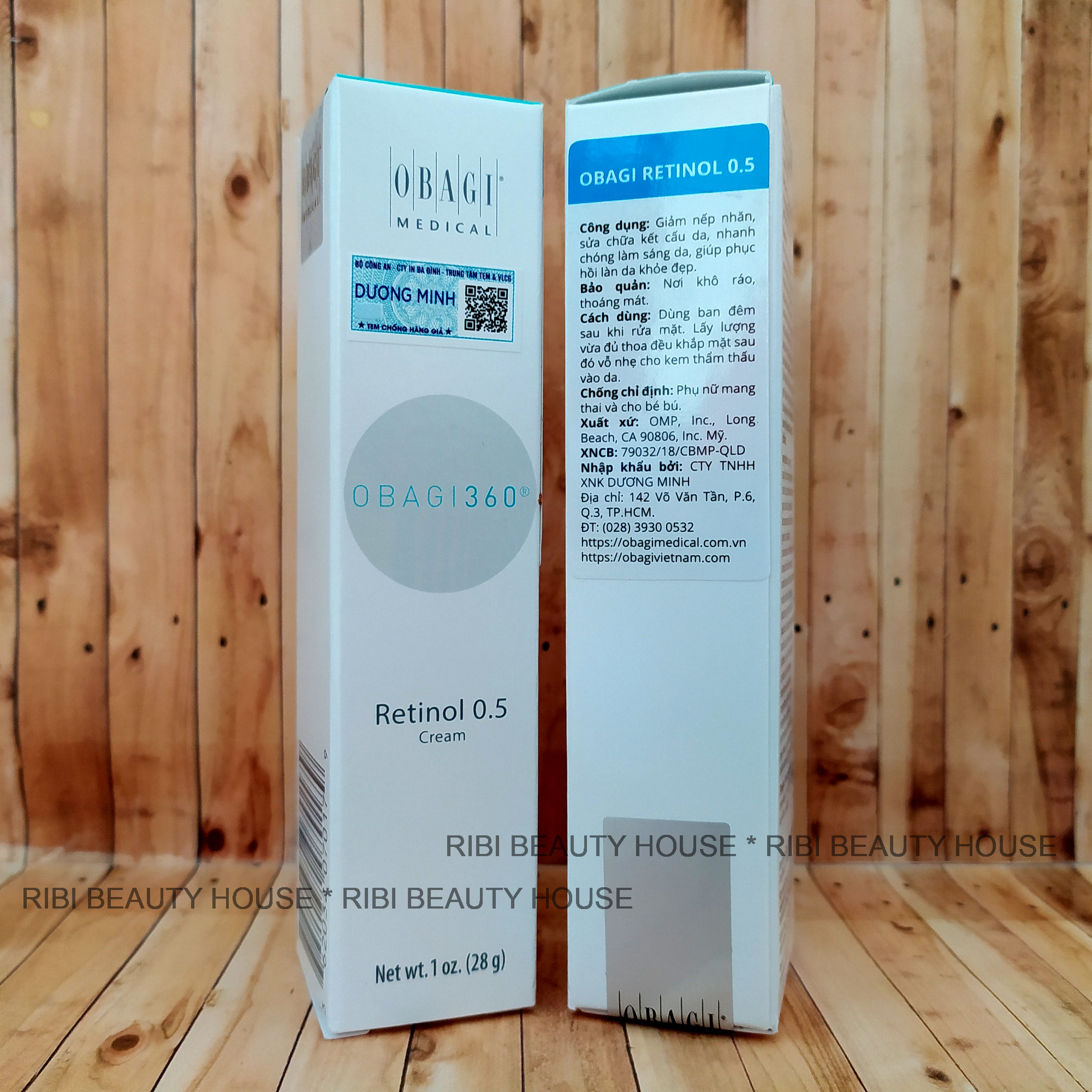 [Hàng công ty]Kem chống lão hóa Obagi's 360 Retinol 0.5%-28g