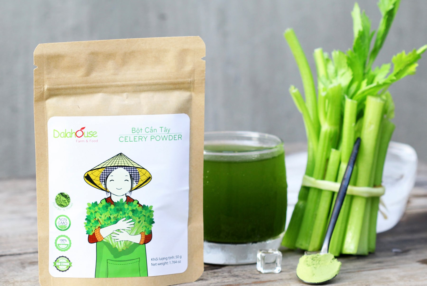 Bột Cần Tây DalaHouse 60 gram ( Organic Celery Powder)