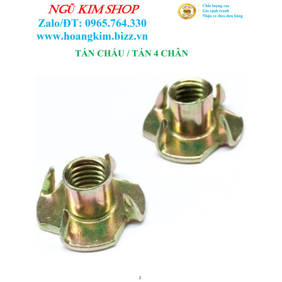 TÁN CHẤU _ TÁN 4 CHÂN M4, M5, M6, M8