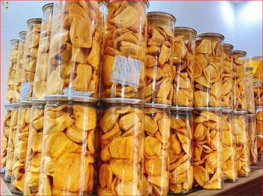 Mít  thái sấy giòn ( hàng xuất khẩu : giòn,ngọt,miếng nguyên cánh)_200gr_ăn vặt_online
