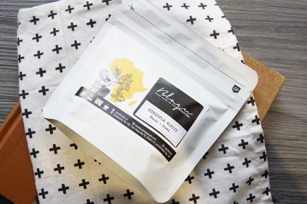 CÀ PHÊ BLAGU HẠT ĐÃ RANG, ETHIOPIA W.GUJI, LIGHT-MEDIUM ROAST, 100G