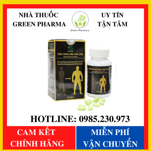 [CHÍNH HÃNG – GIÁ SỈ] Viên tăng cân Hoa Bảo( Hộp Mới 22 Viên) - Green Pharma 1