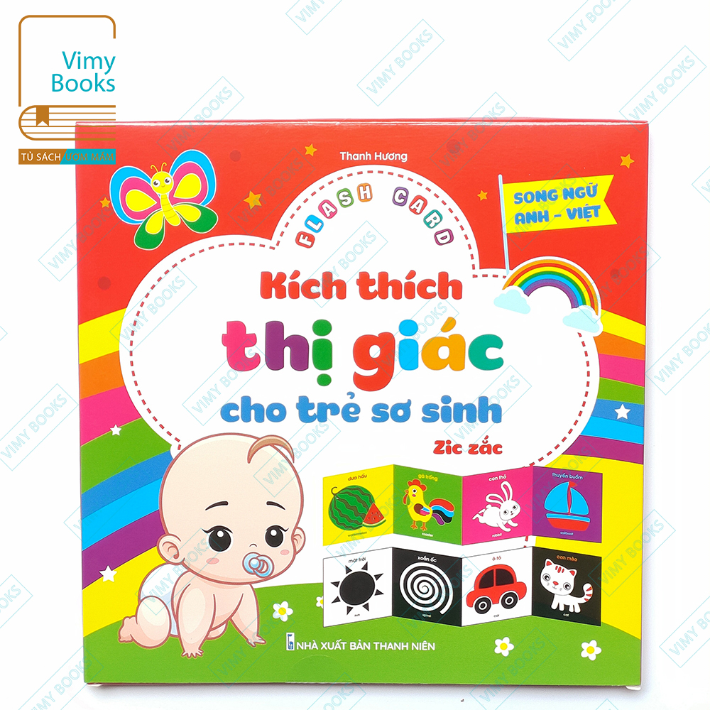 Sách - Kích Thích Thị Giác Cho Trẻ Sơ Sinh Song Ngữ Anh - Việt