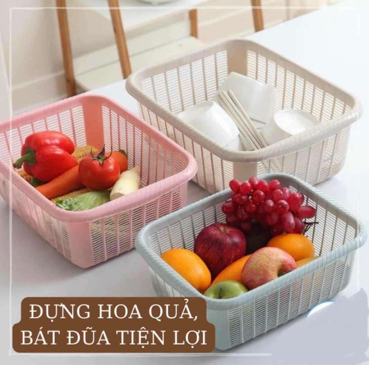 RỔ VUÔNG CÓ NẮP VIỆT NHẬT
