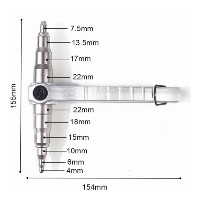 Kìm nong ống đồng loe ống đồng 4-22mm