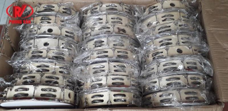 Trống tambourine lục lạc gỗ