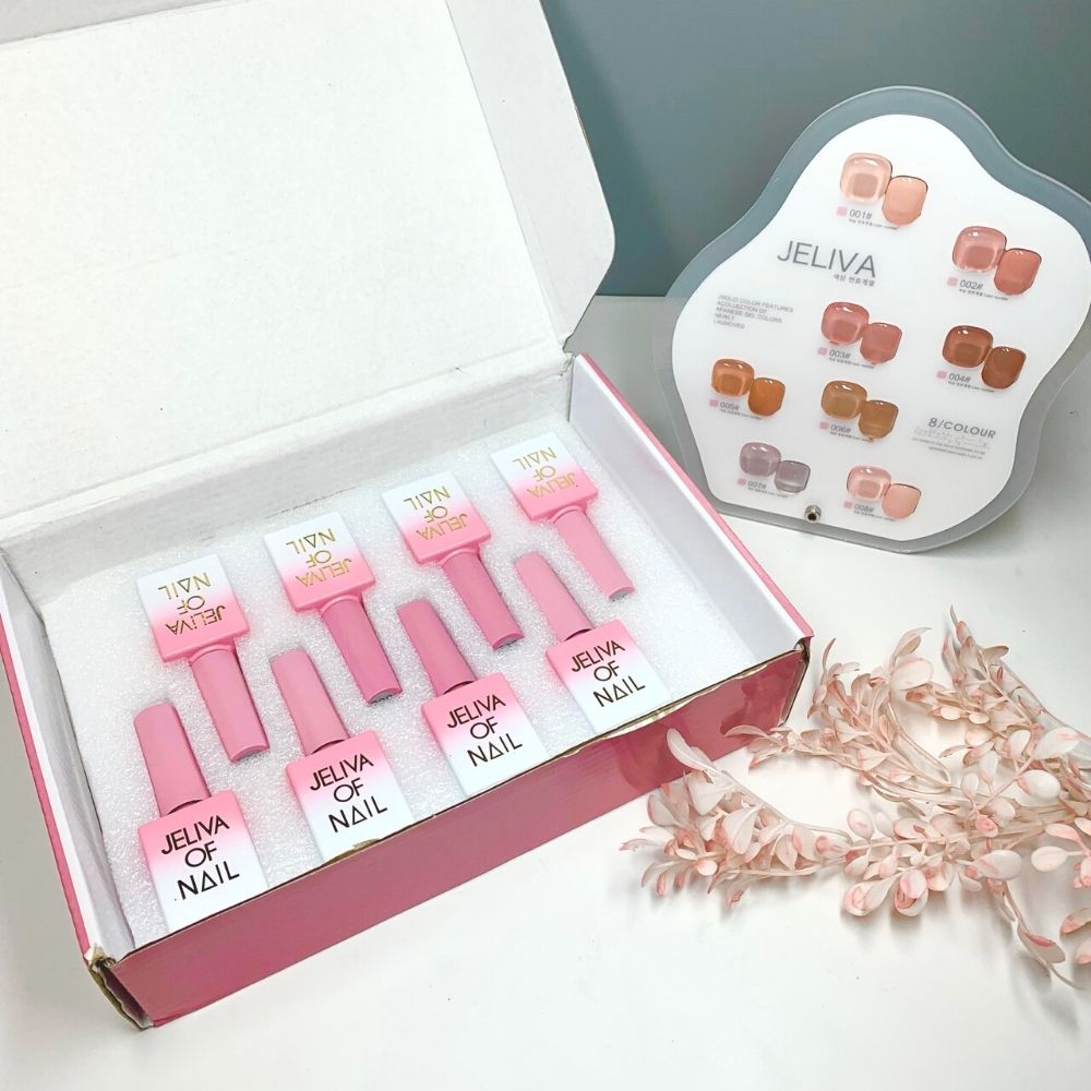 Set Sơn thạch Jeliva 8 màu