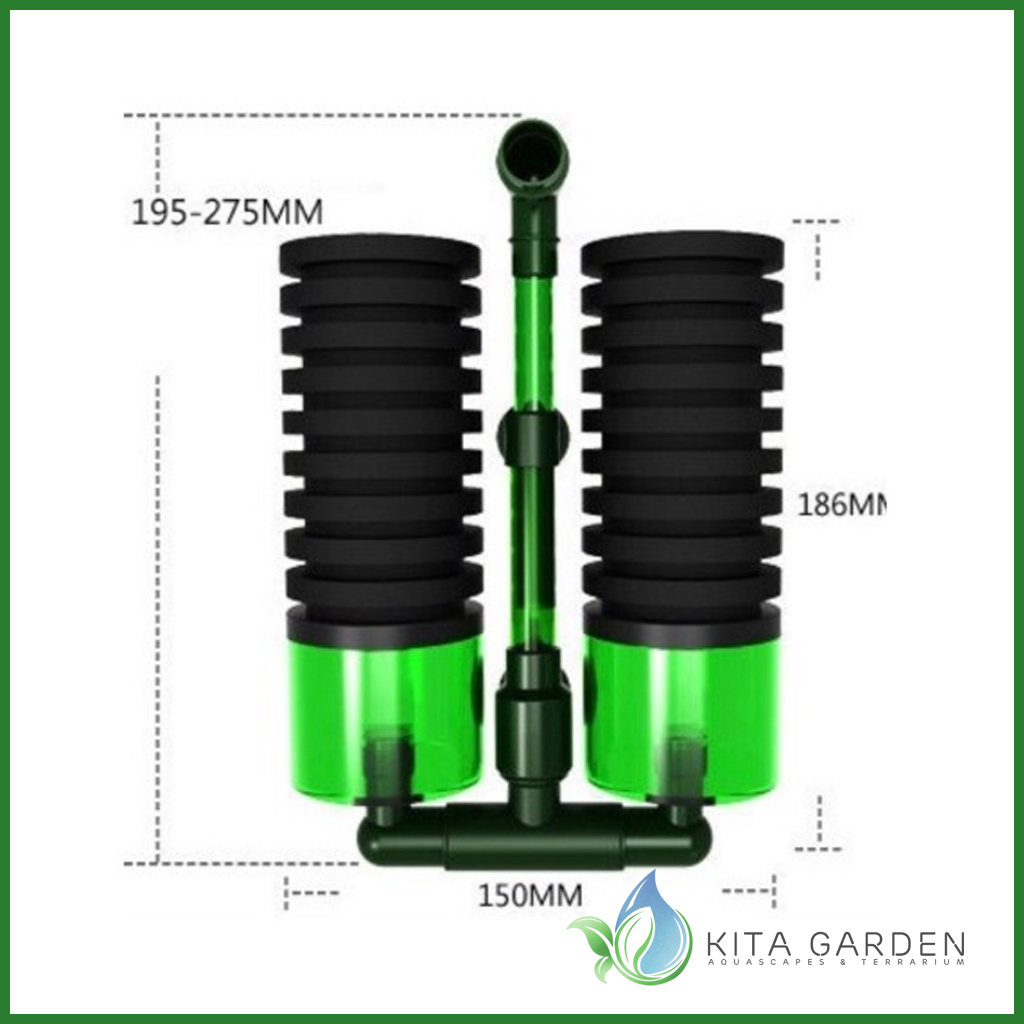 Lọc sủi vi sinh bio đôi Qanvee QS-200A