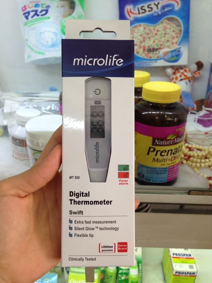 Nhiệt Kế Điện Tử Dạng Bút Microlife MT550