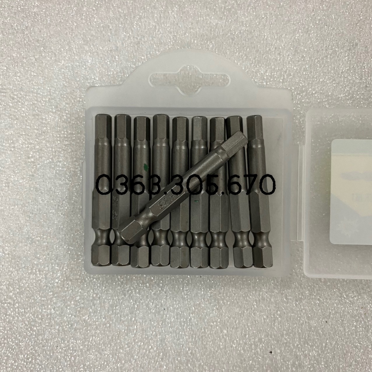 Bộ 10 mũi vít đầu lục giác 5mm