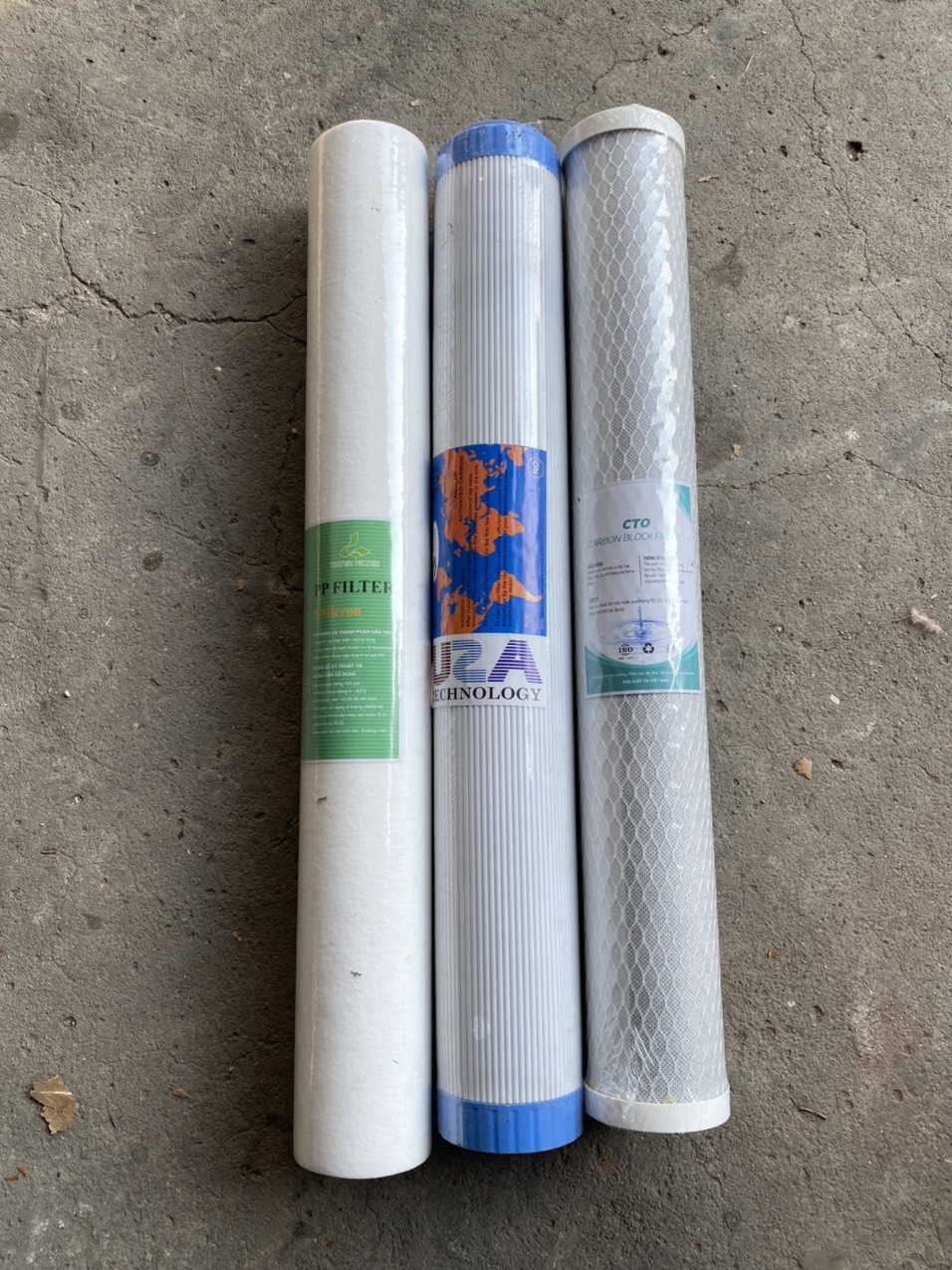 Bộ 3 lõi lọc thô 20 inch số 123