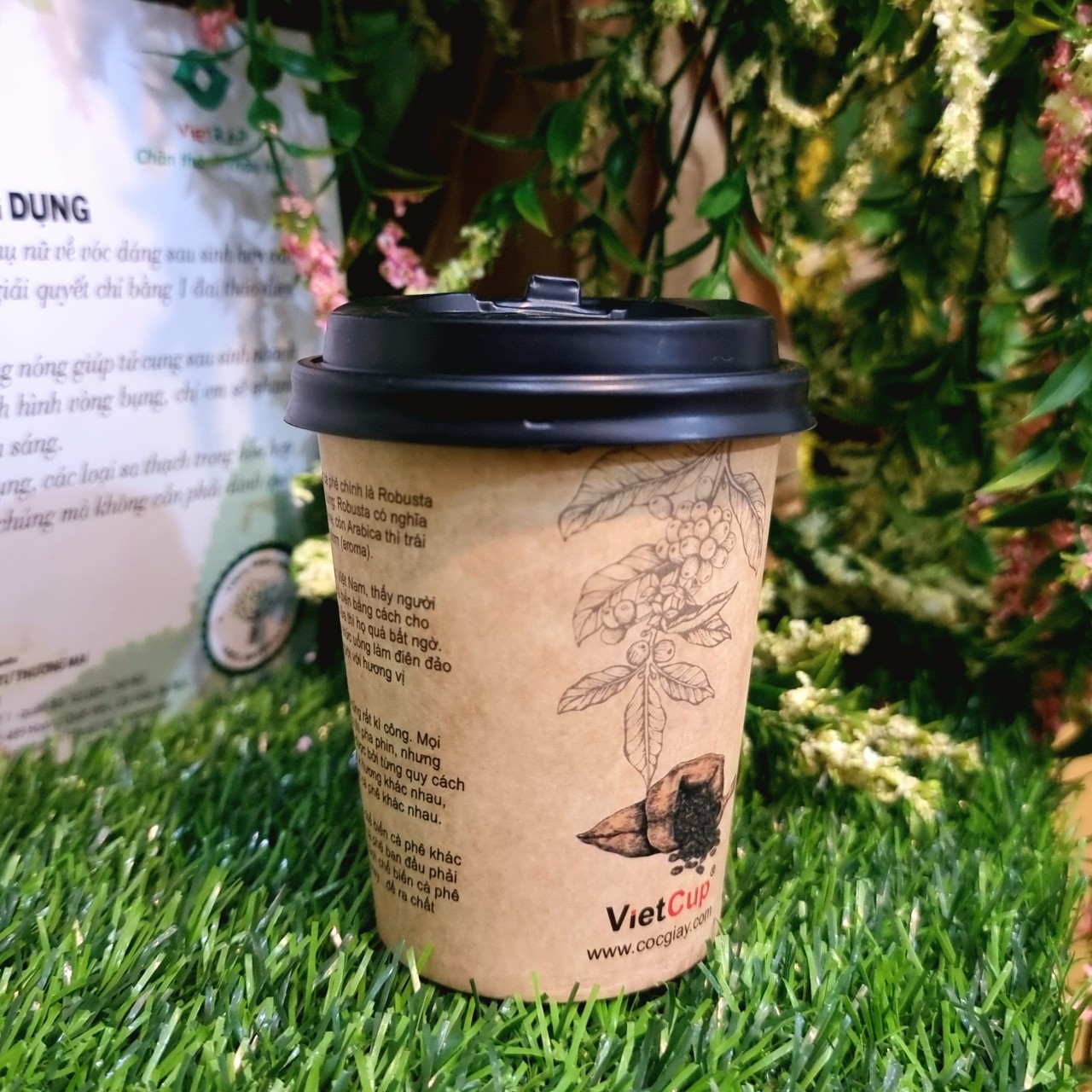 Cốc giấy Vietcup 8oz uống cafe - 240ml ( 100 cốc)