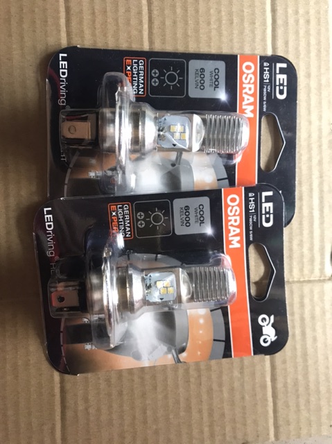 [HCM]Bóng đèn Led ba chân dành cho xe máy Hiệu OSRAM (H1)