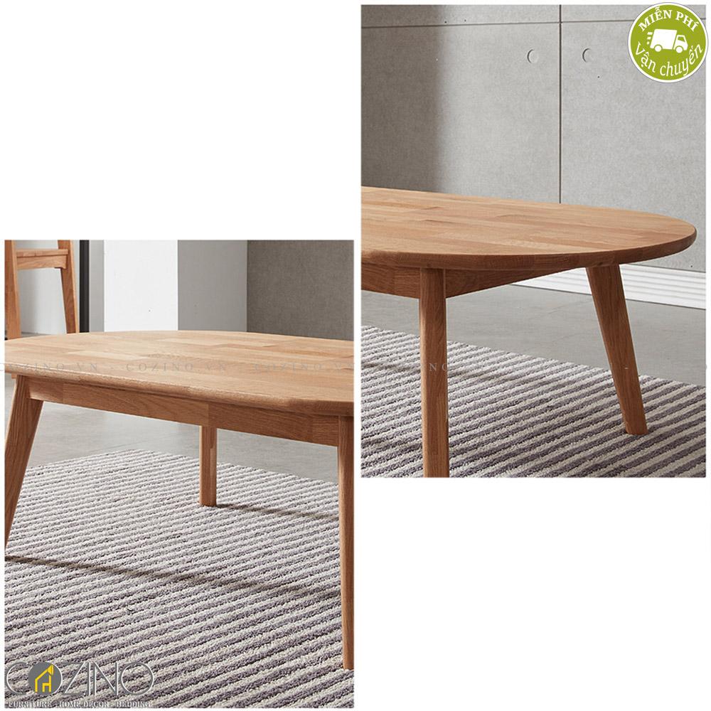 Bàn sofa Calla gỗ cao su