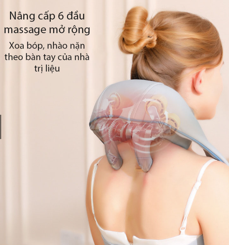 Máy massage cổ vai gáy 6D