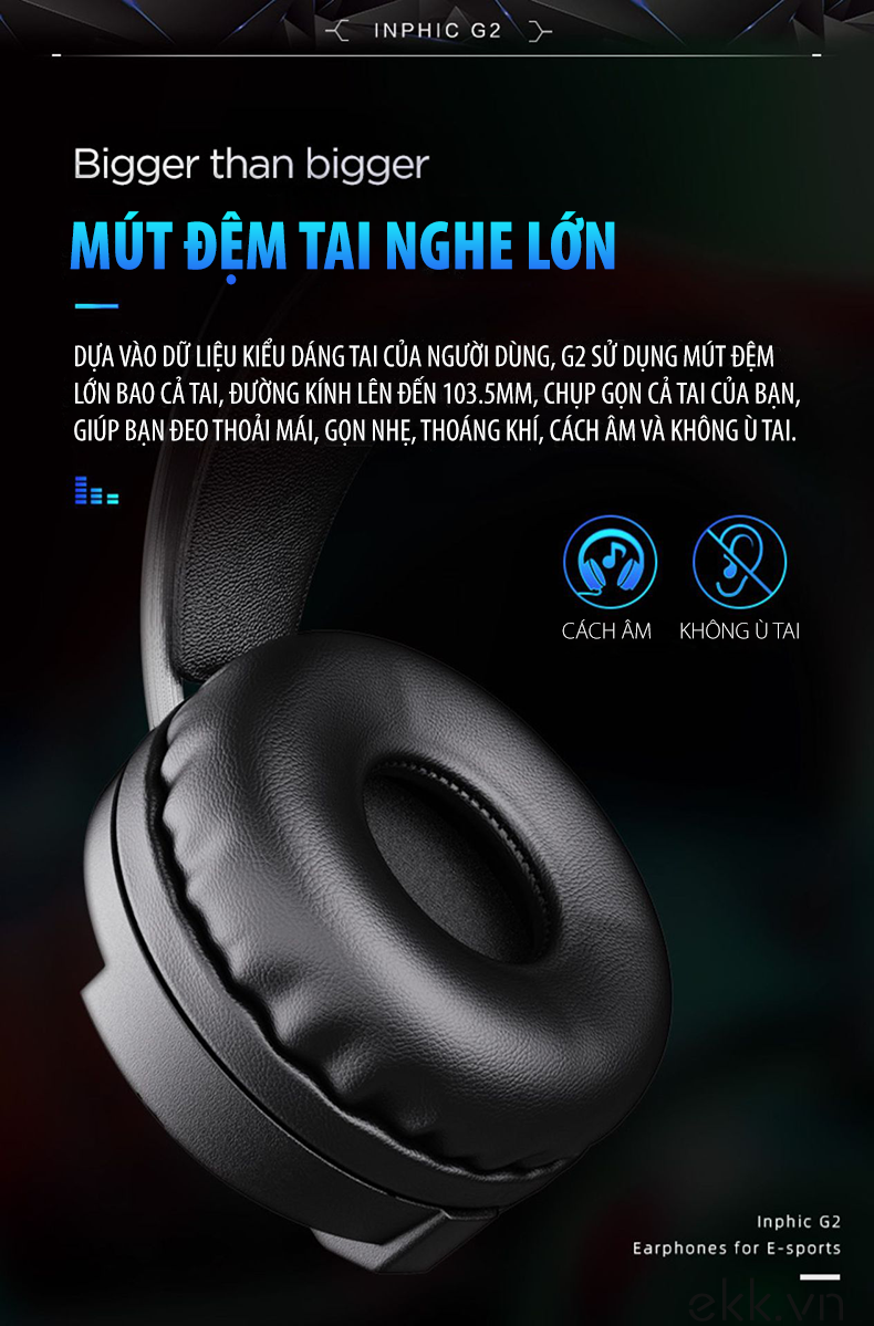 Online mall -  Tai Nghe Gaming Inphic G2 Surround 7.1