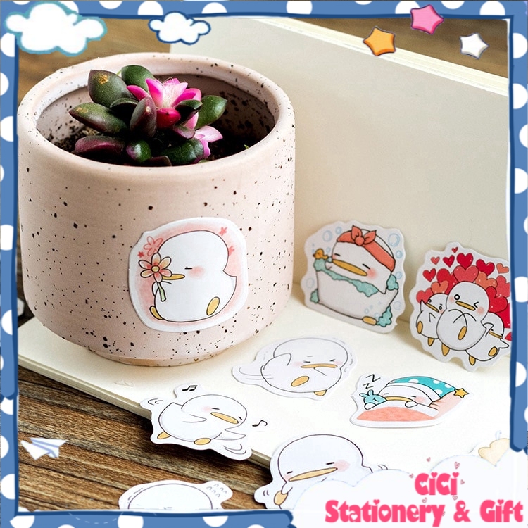 Sticker Hộp 45 Miếng Dán Hình Chú Vịt Cute Dễ Thương - CICI Stationery ...