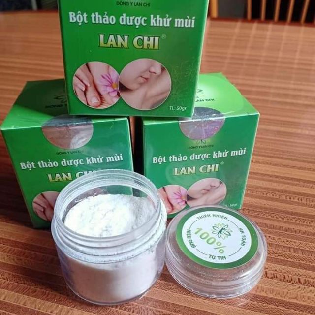 Bột thảo dược khử mùi Lan Chi