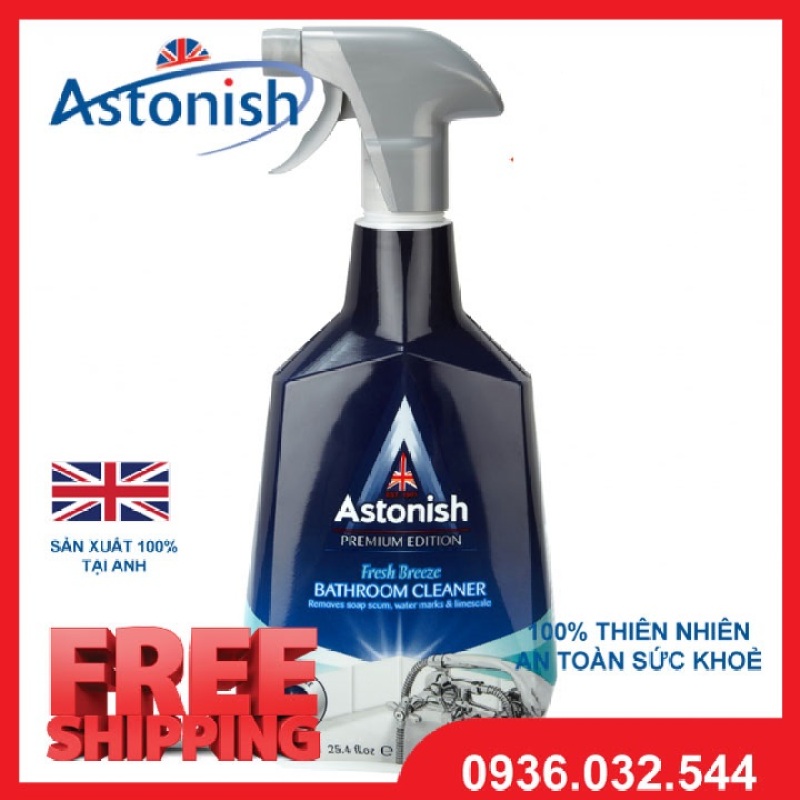Bình xịt tẩy rửa nhà tắm Astonish C6710 ( 750ml ) MADE IN ANH QUỐC