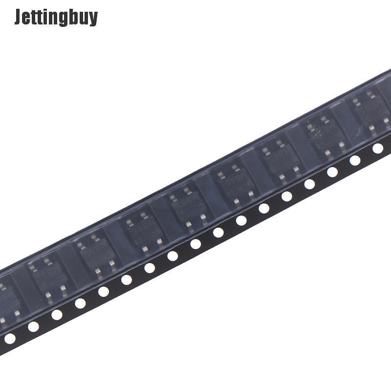 Jettingbuy 50pcs MB6S 600V 0.5A SOP-4 Rectifier Diode Bridge Patch Bridge Stack Ultra-thin