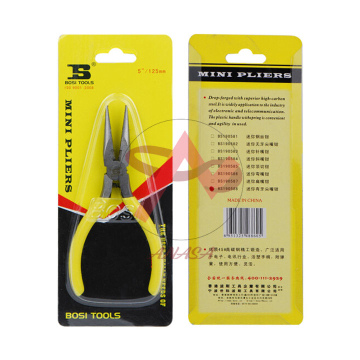 Kìm Mỏ Nhọn Bosi 5"/ 125mm