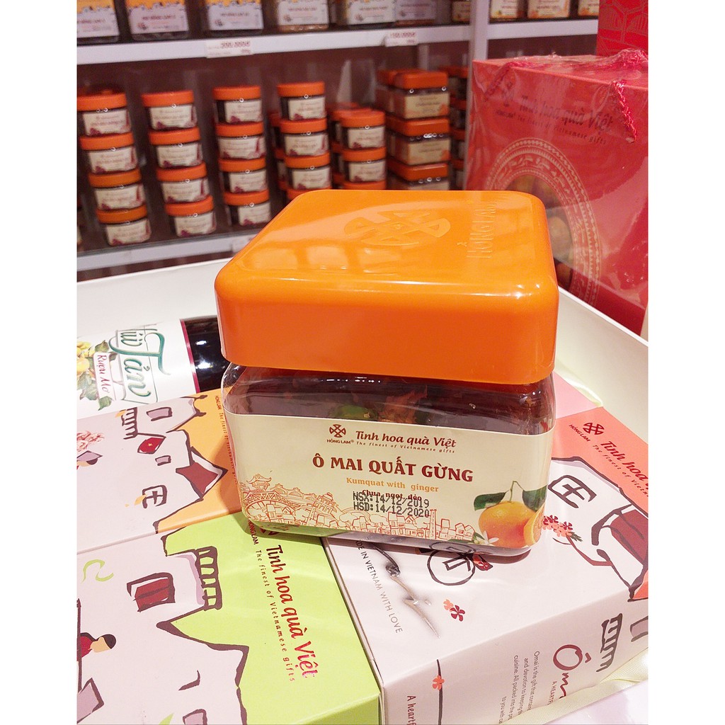 Ô MAI QUẤT GỪNG HỒNG LAM 300G