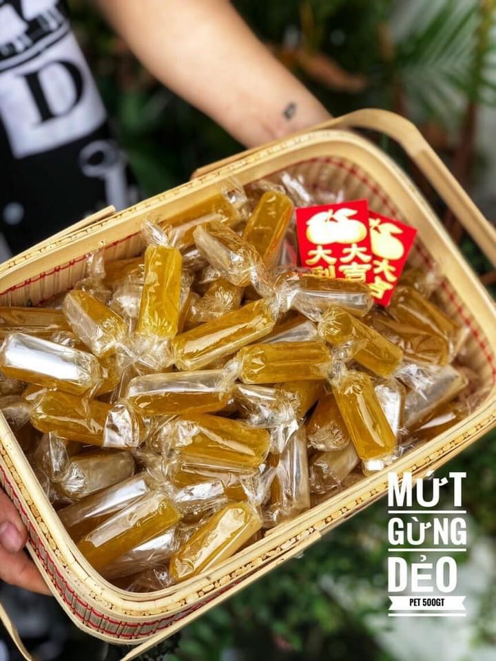 🌼Mứt Tết 🌼[mứt gừng viên dẻo]⚡️🧧500gr🧧