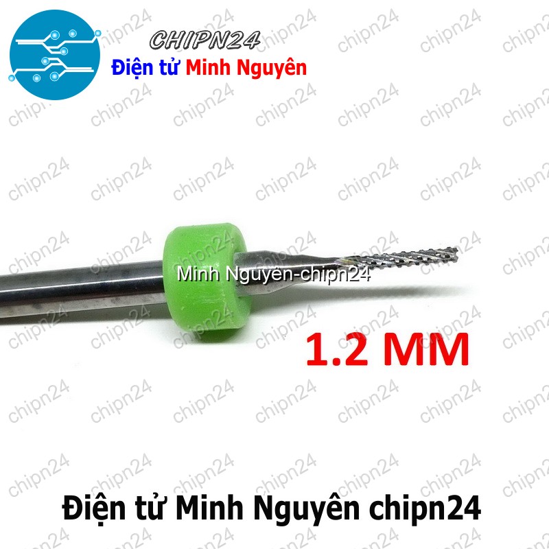 [1 cây] Mũi phay mạch in CNC 1.2mm (Mạch điện tử, PCB) - HH001152