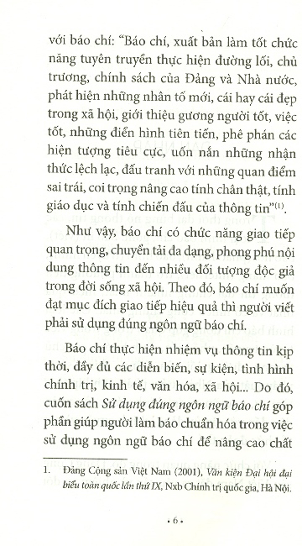 Sử Dụng Đúng Ngôn Ngữ Báo Chí