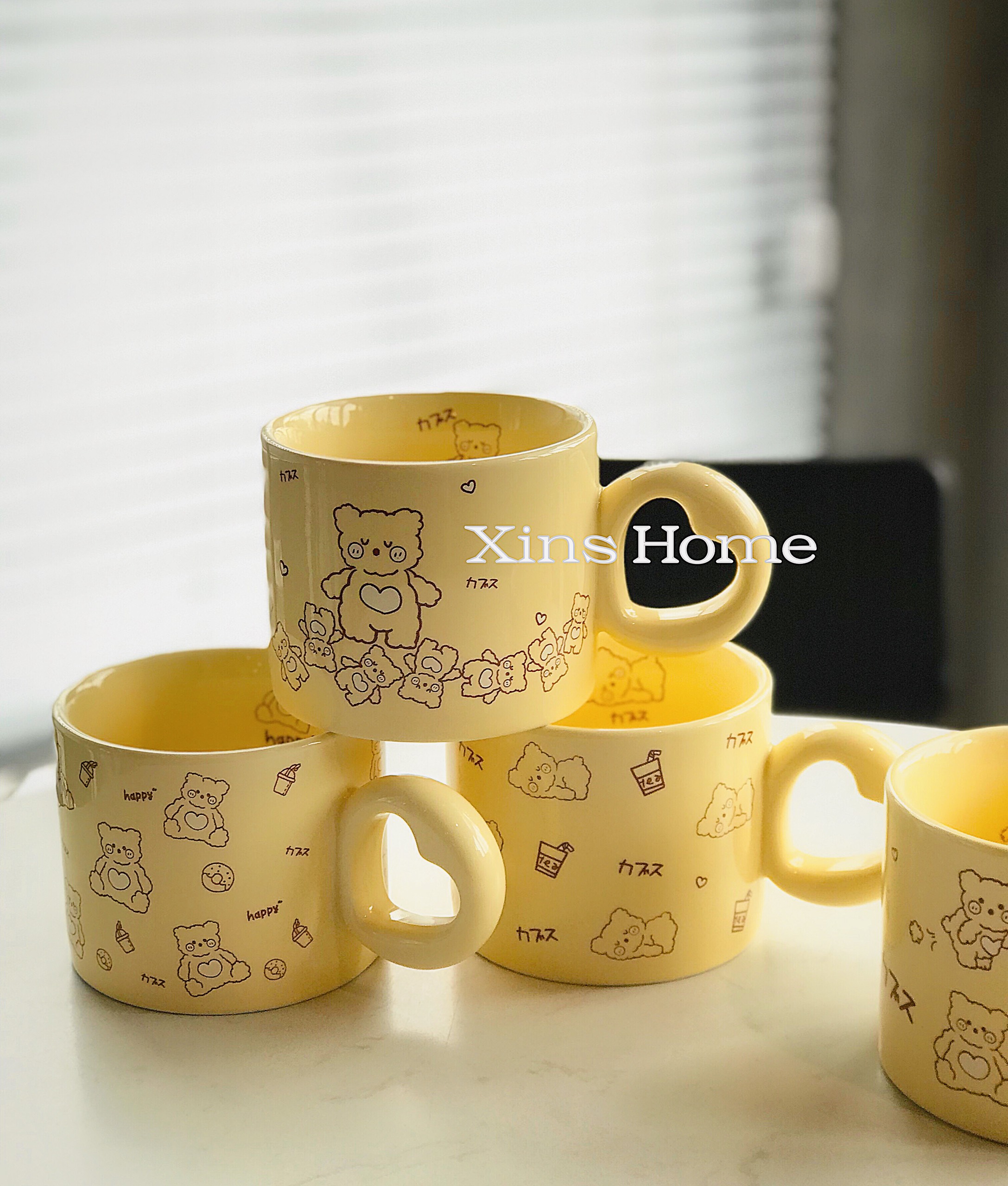 Cốc ly sứ/ ly nước/ly cà phê hình Gấu dể thương/300ml