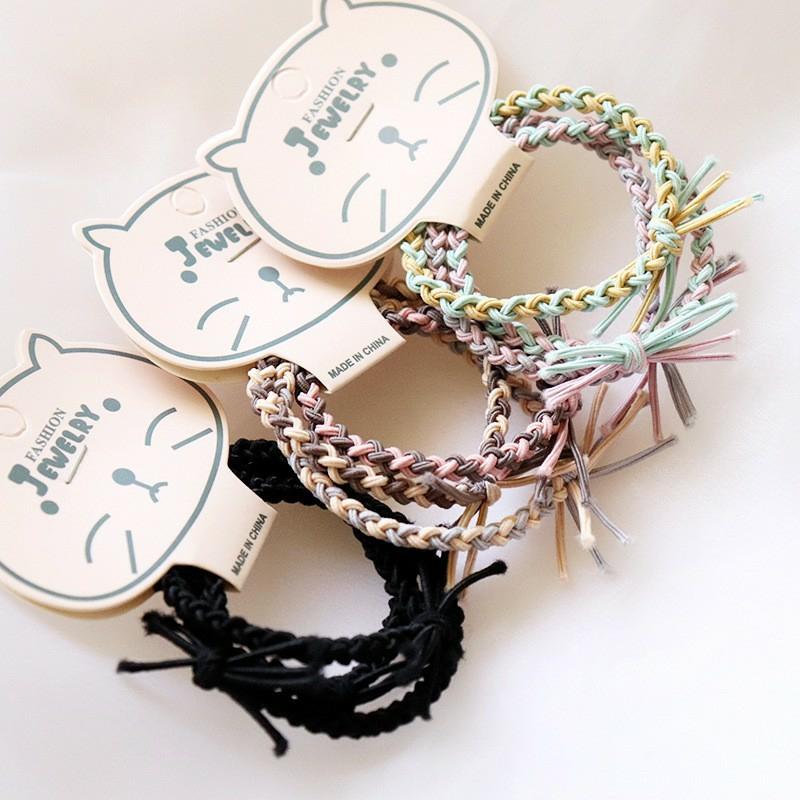 SET 03 CỘT TÓC ĐAN DÂY TEM MÈO JEWEL