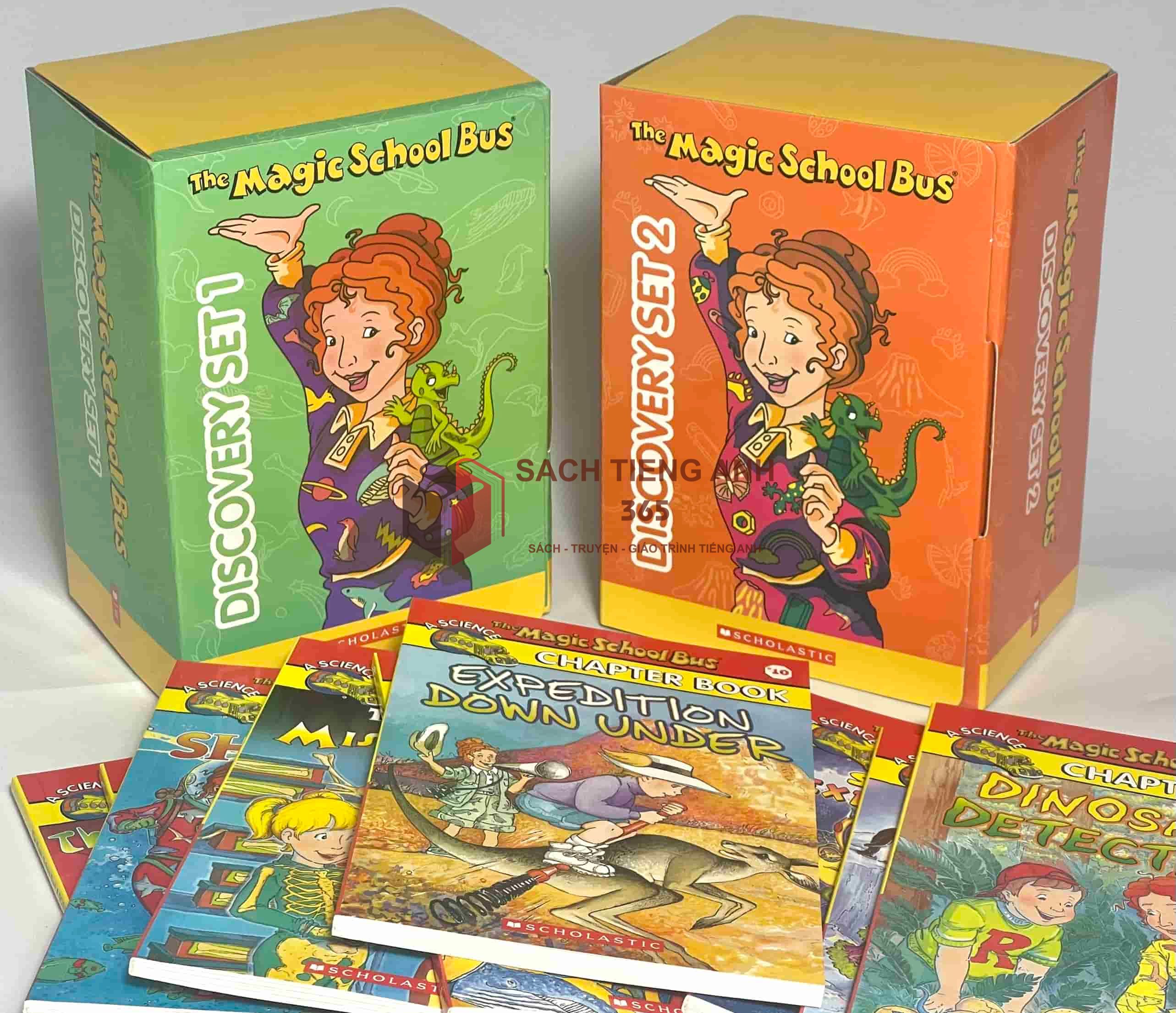 The Magic School Bus Discovery |Level 1 -2 (20 Books) + AUDIO| Bản Nhập Khẩu