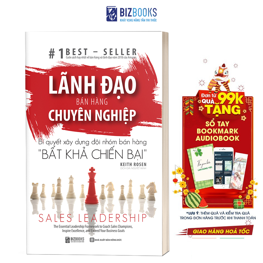 Bizbooks - Sách - Lãnh Đạo Bán Hàng Chuyên Nghiệp - Bí Quyết Xây Dựng Đội Nhóm Bán Hàng - Bất Khả Chiến Bại