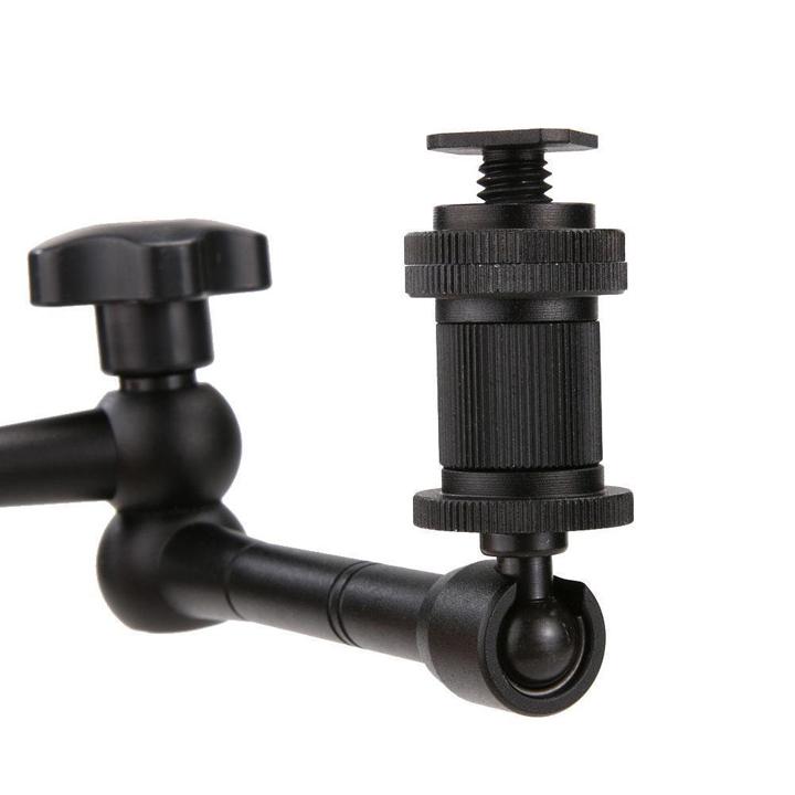 Kẹp cỡ lớn + Khớp nối xoay đa chiều Magic Arm 11″