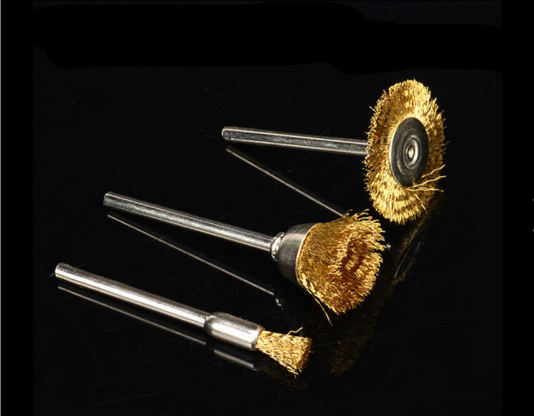 Bộ 3 Chổi đánh rỉ sét trục 3mm - (5k/1 chổi)