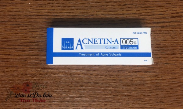 ACNETIN A 0.05 10g TRETINOIN cream giảm mụn, chống lão hóa