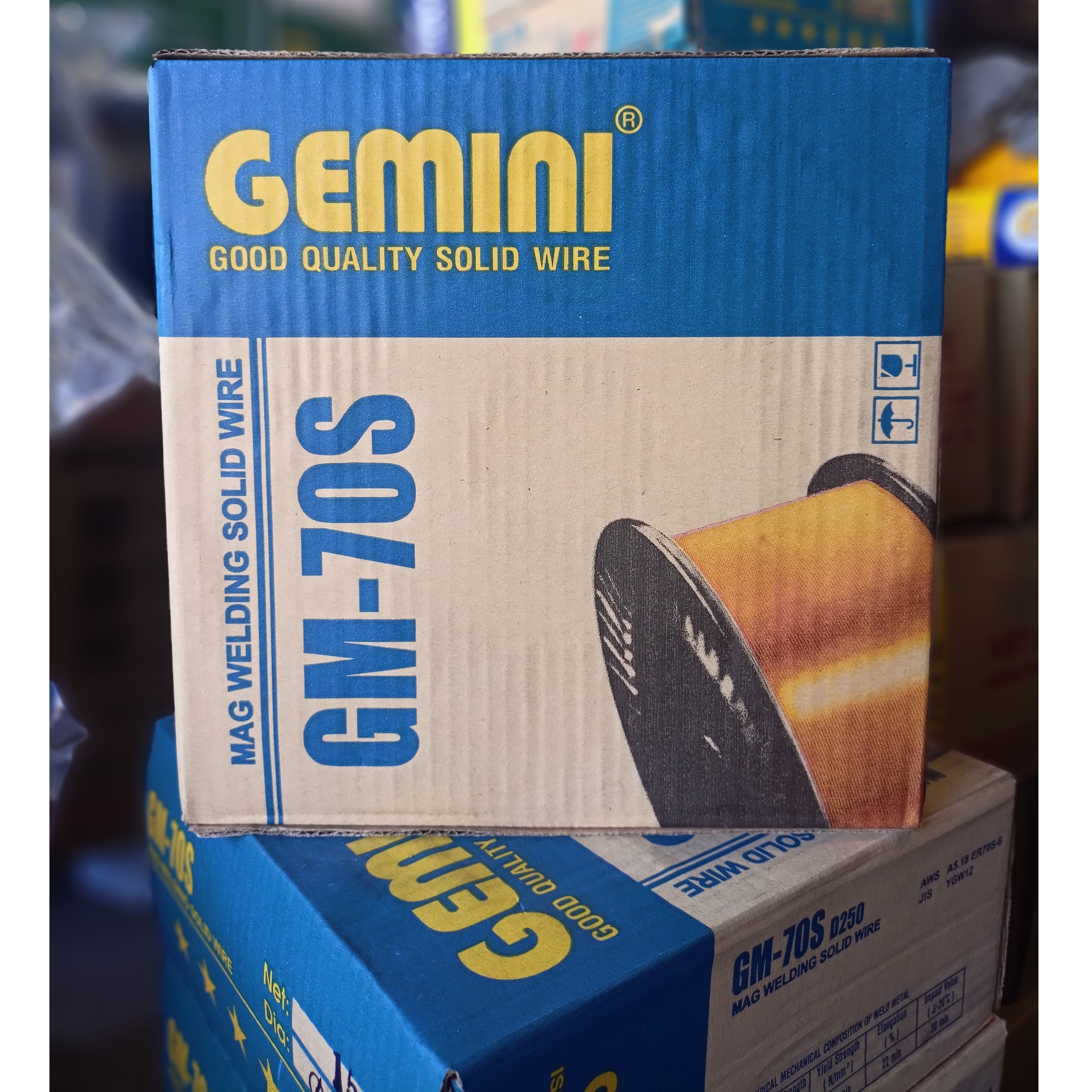Dây hàn sắt CO2 GEMINI - GM70S (KIM TÍN) loại 15kg/cuộn