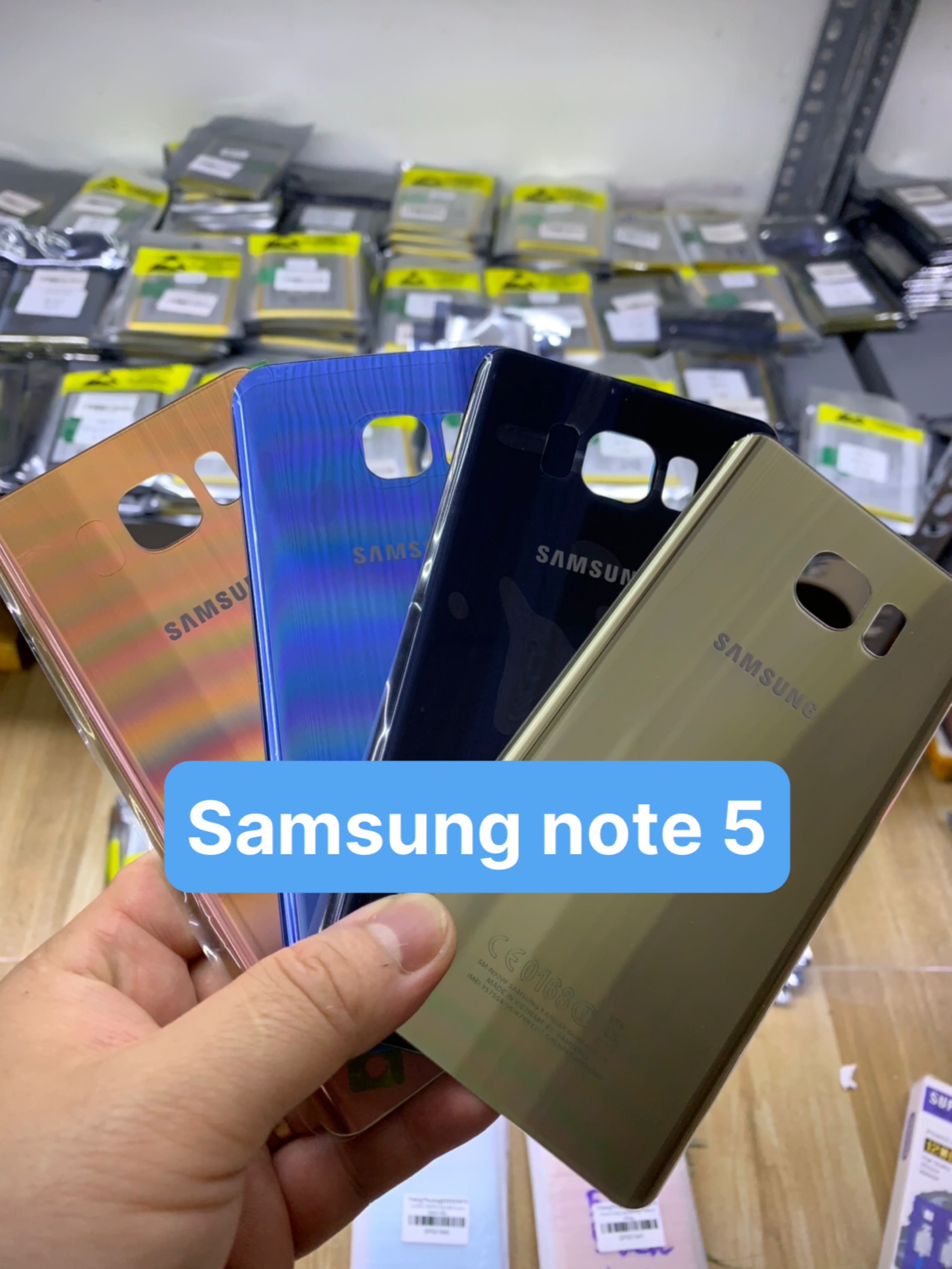 Kính lưng samsung note 5 - hàng zin