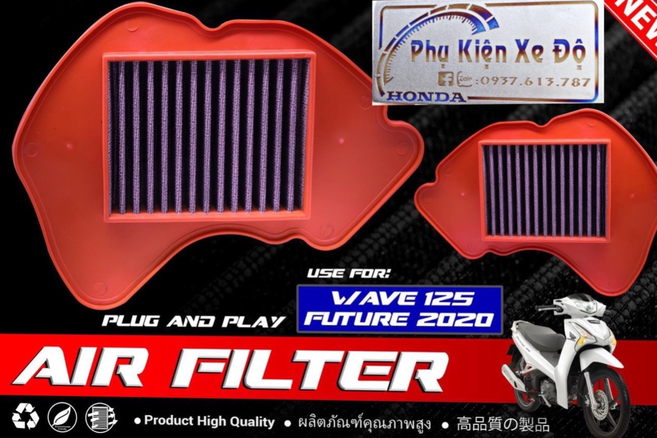 lọc gió đ,ộ future 125 2020 xịn